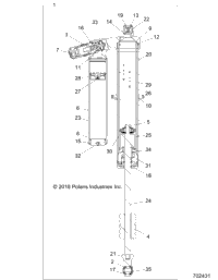 Suspension, Rear Shock Internals, Turbo S And Le Z21pal92al/At/Bl/Bt