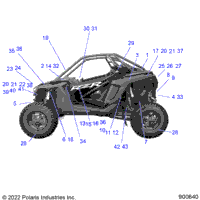Body, Decals And Components, 3Pc Intl