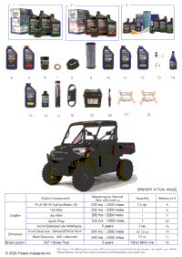 *Service & Maintenance Rgr 1000 Xp Premium*
