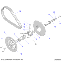 Drive Train, Secondary Clutch
