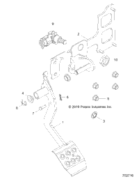 Brakes, Pedal, Tractor Z20nas99cc