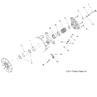 Drive Train, Primary Clutch R17rms57ck/Ek (49Rgrclutchdrv12rzr570]