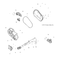 Drive Train, Clutch Cover & Ducting All Options