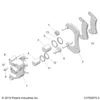 Brakes, Caliper, Rear