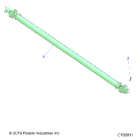 Drive Train, Front Prop Shaft R20taa99a1/A7/B1/B7/E99a1/A7/A9/Am/As/Az/B1/B7/B9/Bm/Bs/Bz