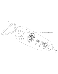 Drive Train, Secondary Clutch
