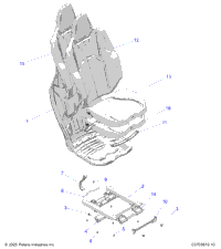 Body, Seat Asm. Rear
