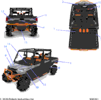 Body, Decals Body, Dash (900261)
