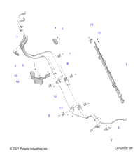 Engine, Cooling, Hose Mounting