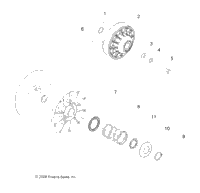 Drive Train, Secondary Clutch