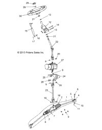 Steering, Steering Asm. R17rve87a9/B9 (49Rgrsteering15cr)
