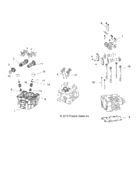 Engine, Cylinder Head, Cams & Valves