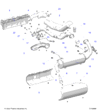 Engine, Exhaust System