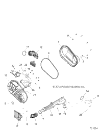 Drive Train, Clutch Cover & Ducting All Options