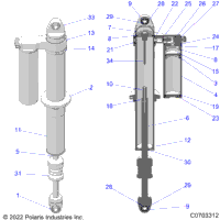 Suspension, Rear Shock Internals