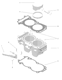 Engine, Cylinder And Piston