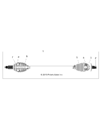 Drive Train, Front Half Shaft