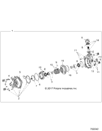 Drive Train, Front Gearcase (702242)