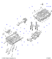 Engine, Crankcase And Crankshaft