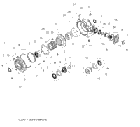 Drive Train, Front Gearcase Internal Components