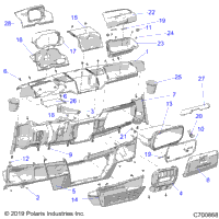 Body, Dash R20rre99f1/F9/Fk/S99c1/C9/Ck/S99f1/F9/Fk/P99cf/Ff