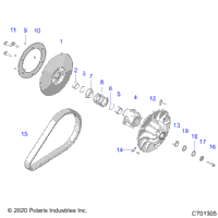 Drive Train, Secondary Clutch