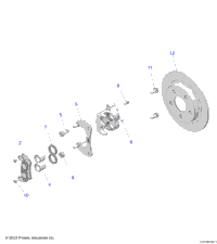 Brakes, Caliper, Rear