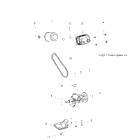 Engine, Oil Pump & Oil Cooler
