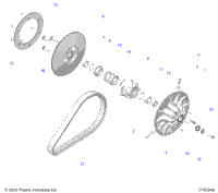 Drive Train, Secondary Clutch/Belt