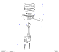 Engine, Piston And Rod