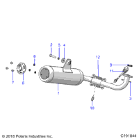 Engine, Exhaust System, Evap A24hzb15b1/B4