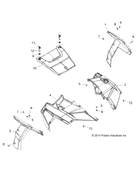 Body, Hood And Front Body Work Z15va87 All Options