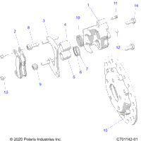 Brakes, Caliper, Rear