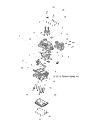 Engine, Crankcase And Crankshaft