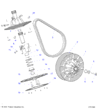 Drive Train, Secondary Clutch
