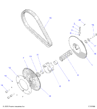 Drive Train, Secondary Clutch/Belt
