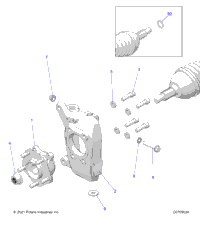 Suspension, Front Carrier And Hub