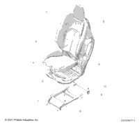 Body, Seat Asm., Passenger G24g2k99a/99B