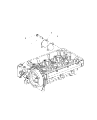 Engine, Fuel Pump Fitting Cover