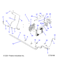 Engine, Cooling System R22m4a57b1/Eb5/B9