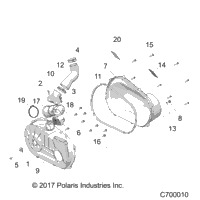Drive Train, Clutch Cover & Ducting