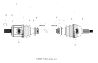 Drive Train, Front Half Shaft
