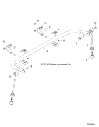 Suspension, Stabilizer Bar, Rear
