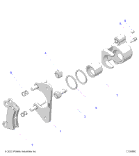 Brakes, Rear Caliper R23tae99ad/Ap/Bd/Bp