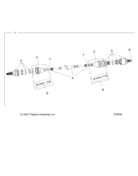 Drive Train, Half Shaft, Front
