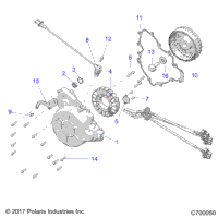 Engine, Stator And Flywheel