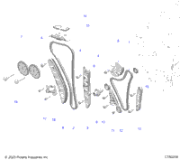 Engine, Timing And Oil Chain Drives