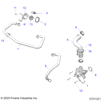 Engine, Waterpump And Bypass