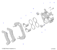Brakes, Caliper, Front
