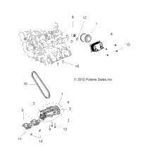 Engine, Oil Pump & Oil Cooler
